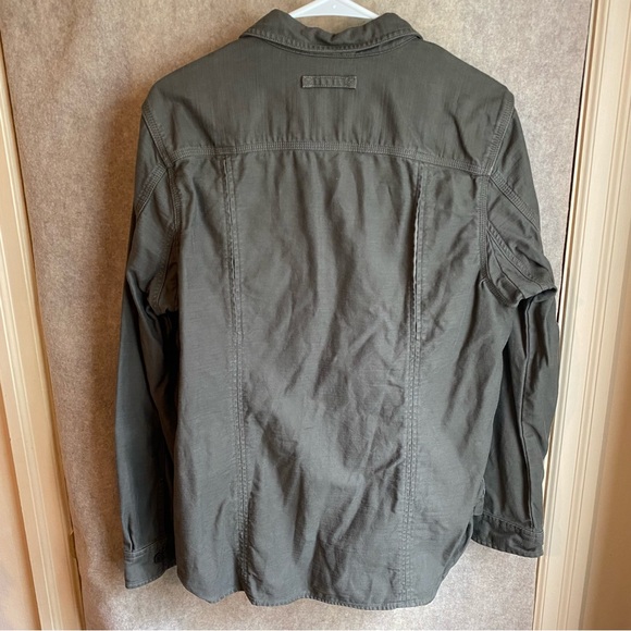 Duluth Trading Co. Women's Heavyweight Canvas Work Shirt Sz L Button Cotton - Picture 9 of 10